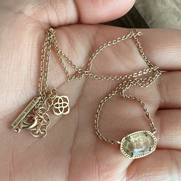 Rose Gold Kendra Scott Elisa Necklace Bracelet Matching Set - Picture 4 of 13